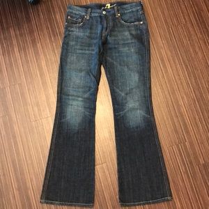 Bootleg cut 7 for all mankind jeans